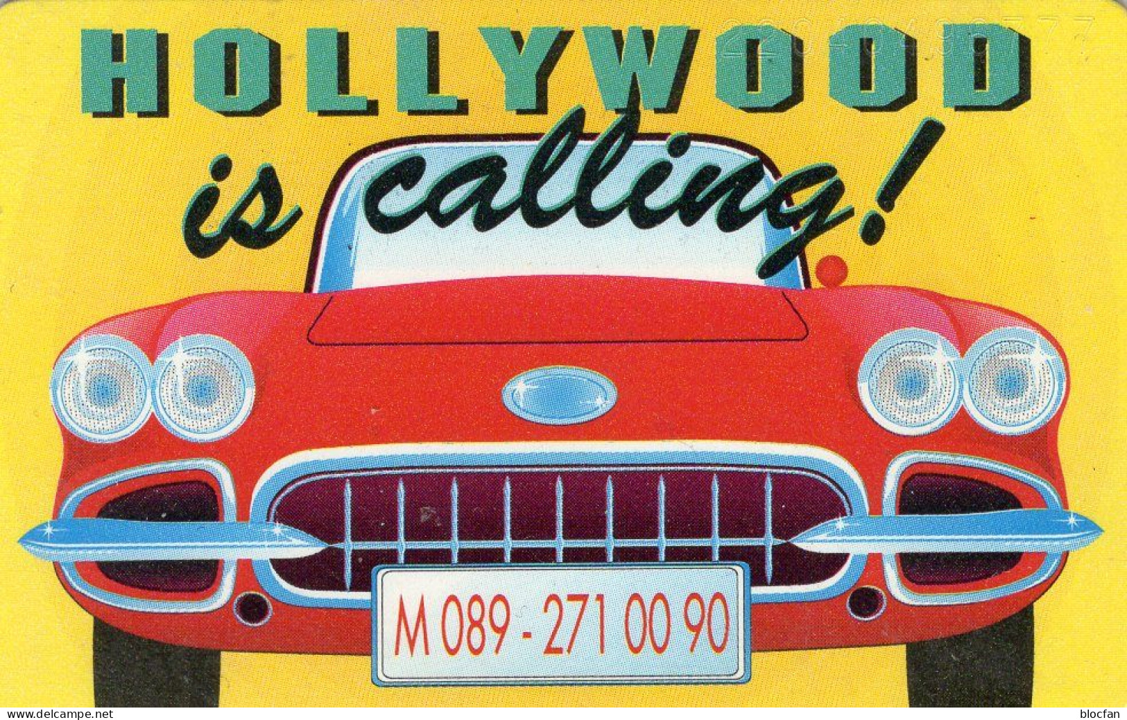 Hollywood Calling TK N*04/1992 200Expl.(O 071) ** 90€ Visitenkarte Marketing Döbereiner München TC VIP Phonecard Germany - V-Reeksen : VIP En Visitekaartjes