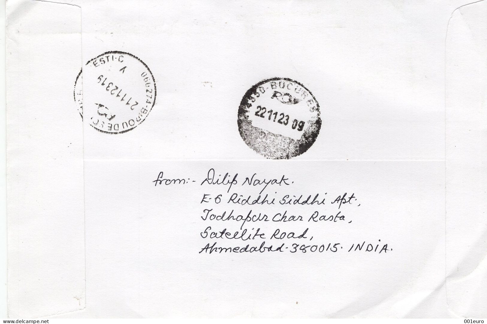 INDIA: ORCHIDS On Circulated Cover - Registered Shipping! - Usados