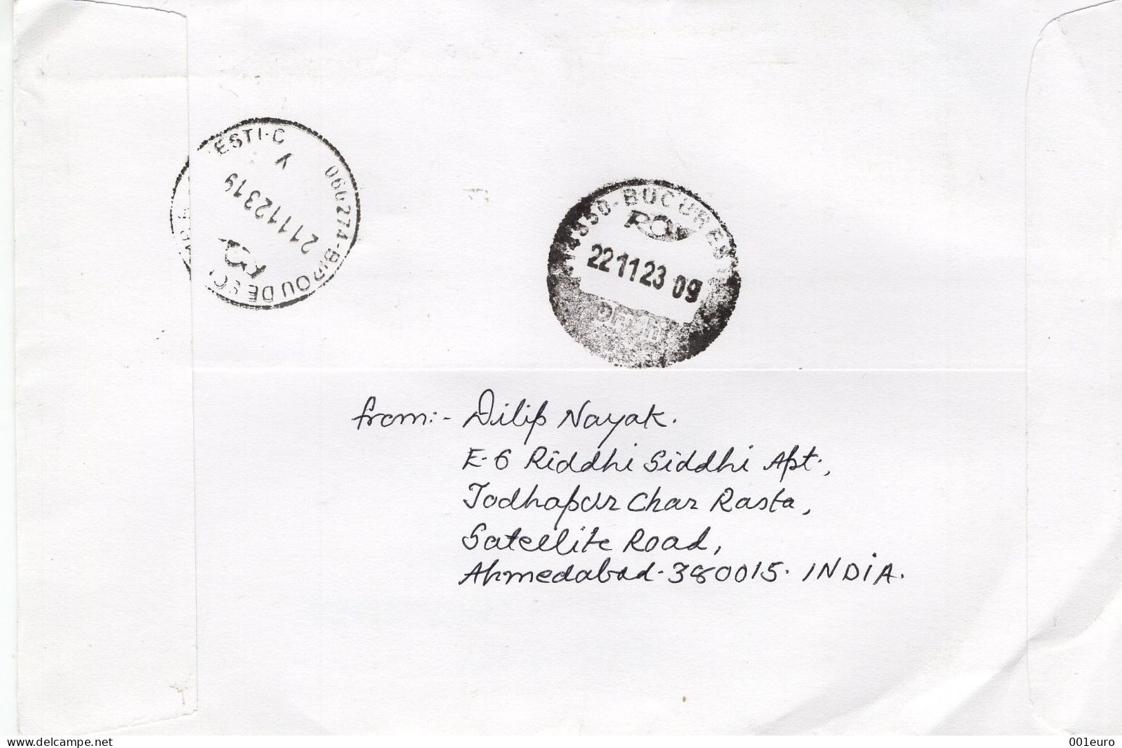 INDIA: ORCHIDS On Circulated Cover - Registered Shipping! - Gebruikt