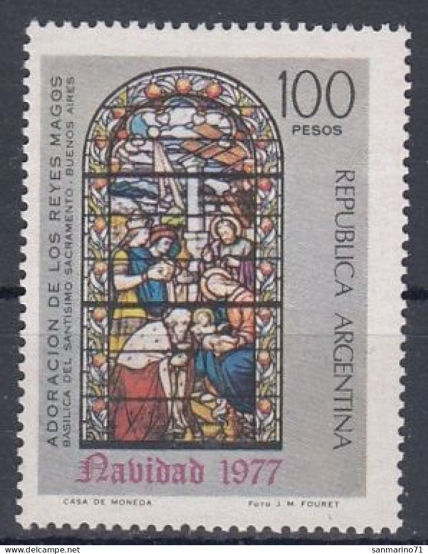 ARGENTINA 1321,unused,(**) Christmas 1977 - Nuovi