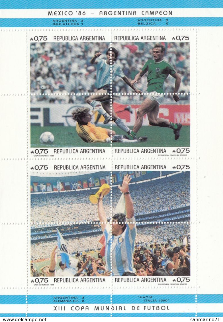 ARGENTINA 1833-1840,unused,(**) Football - Blocks & Sheetlets