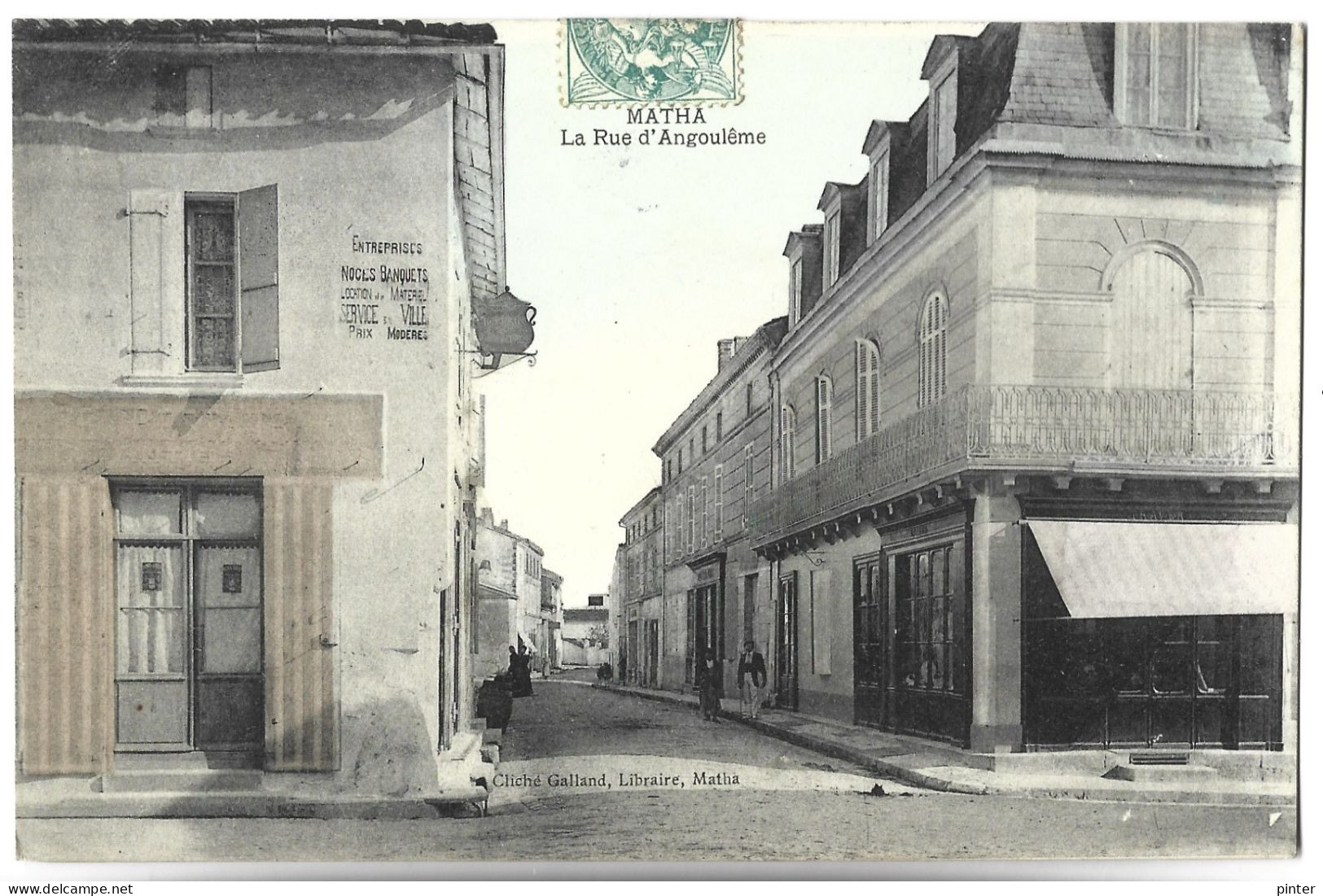 MATHA - La Rue D'Angoulême - Matha