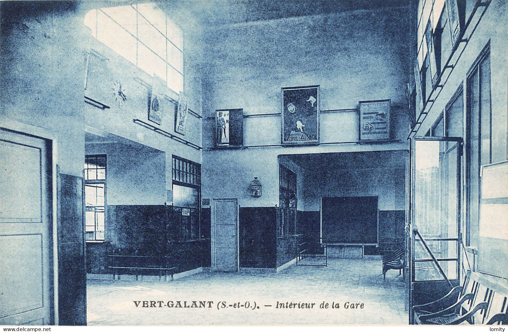 93 Vert Galant Tremblay En France CPA Intérieur De La Gare - Tremblay En France