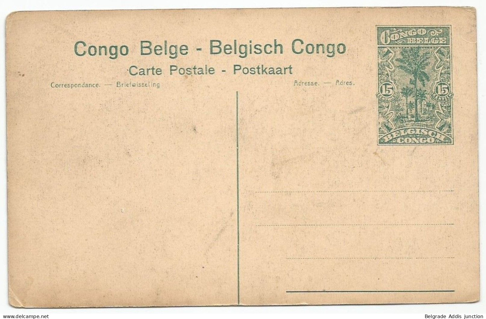 Congo Belge Entier Postal Stibbe 61 Vue 78 Neuf 1922 - Ganzsachen