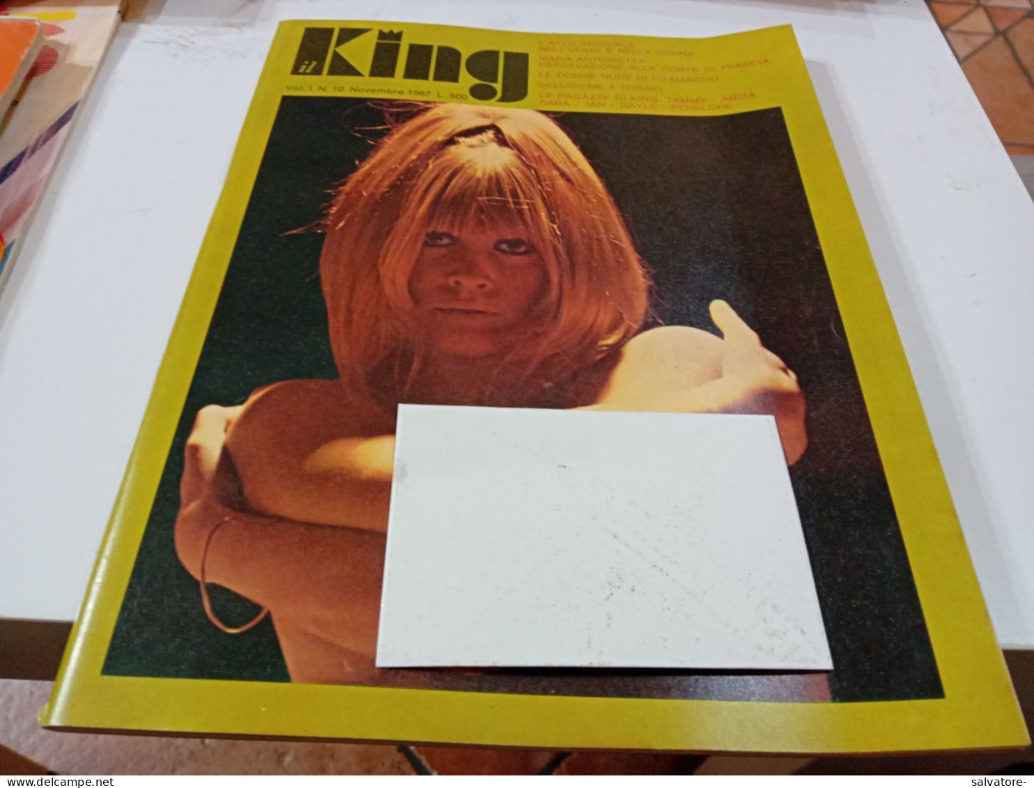 RIVISTA IL KING- VOL.1- NUMERO 10- NOVEMBRE 1967 - Gezondheid En Schoonheid