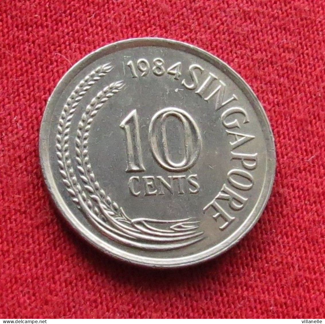 Singapore 10 Cents 1984 KM# 3 Lt 113 *VT Singapura Singapur Singapour - Singapur