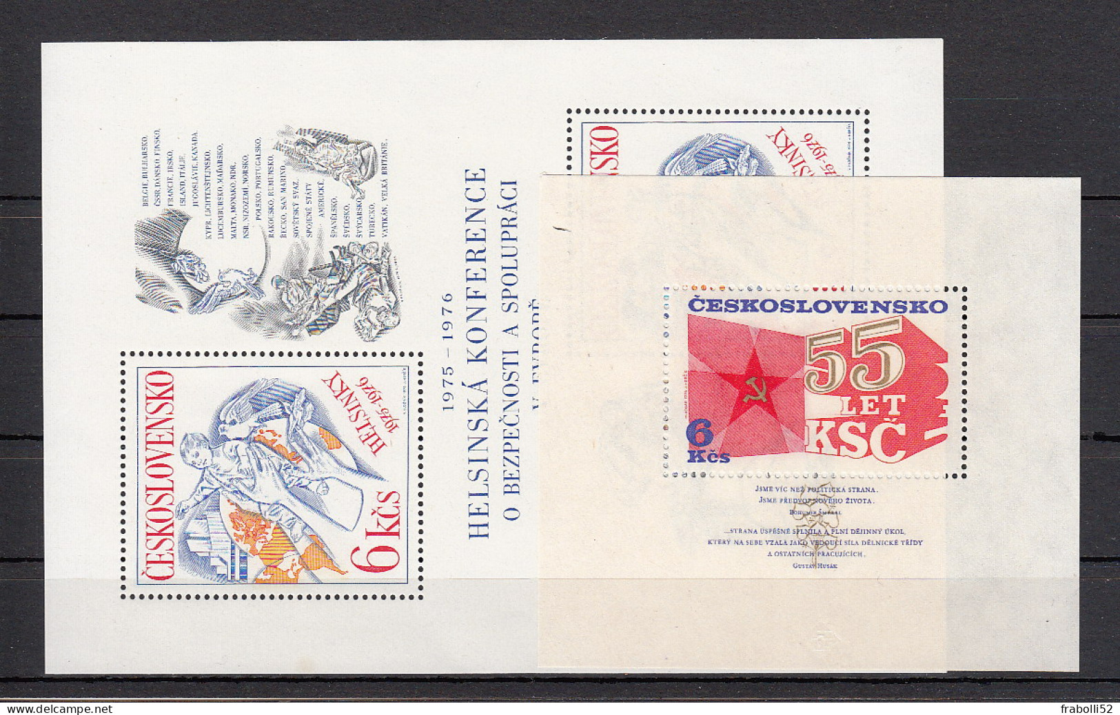 Cecoslovacchia Nuovi :  Annata Completa  1976 - Volledig Jaar