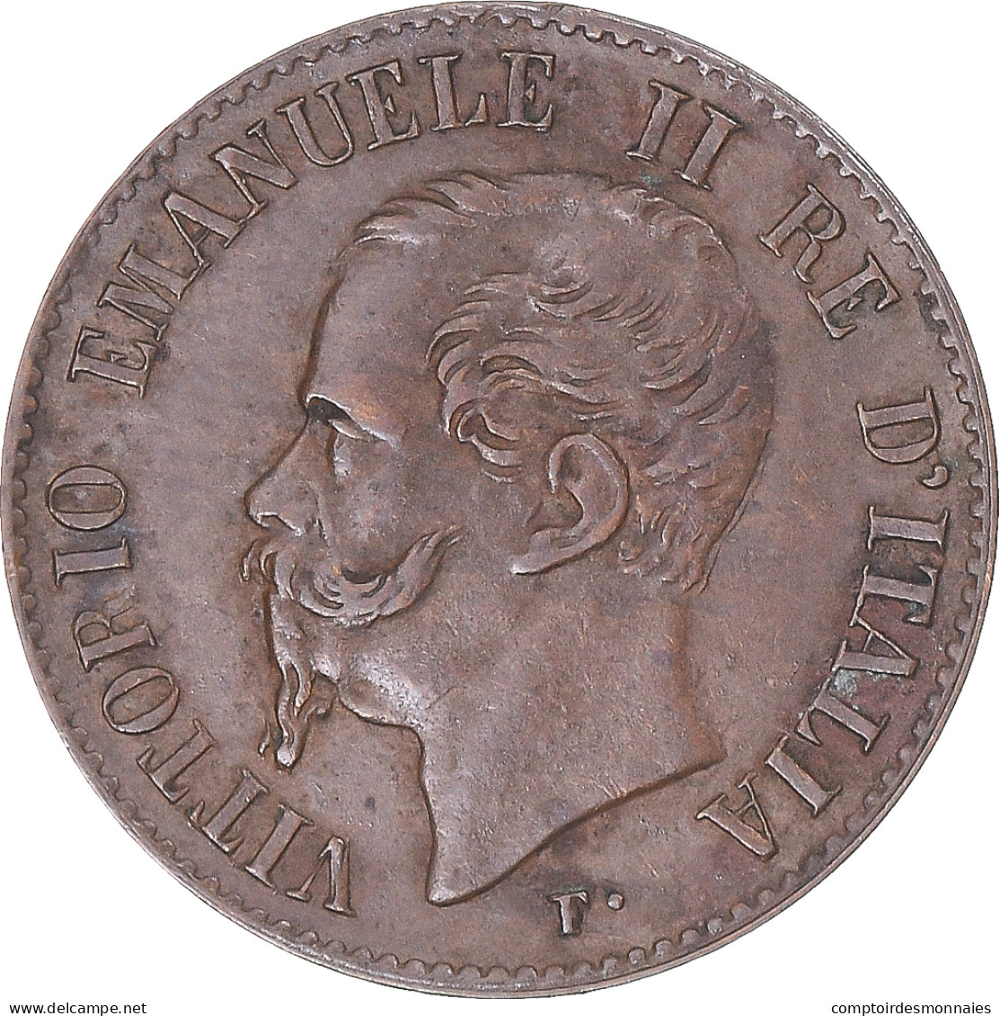 Monnaie, Italie, Centesimo, 1867, Milan, TTB+, Cuivre, KM:1.1 - 1861-1878 : Victor Emmanuel II