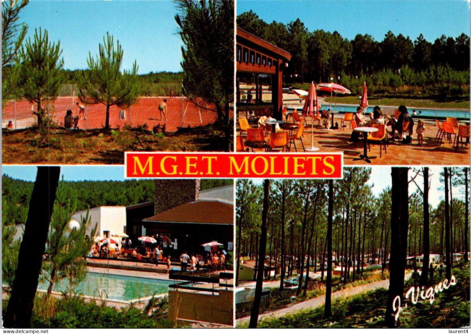 21-12-2023 (2 W 46) France - Piscine Et Tennis - M.G.E.T Moliets (Village Vacances Dans Les Landes) - Nuoto