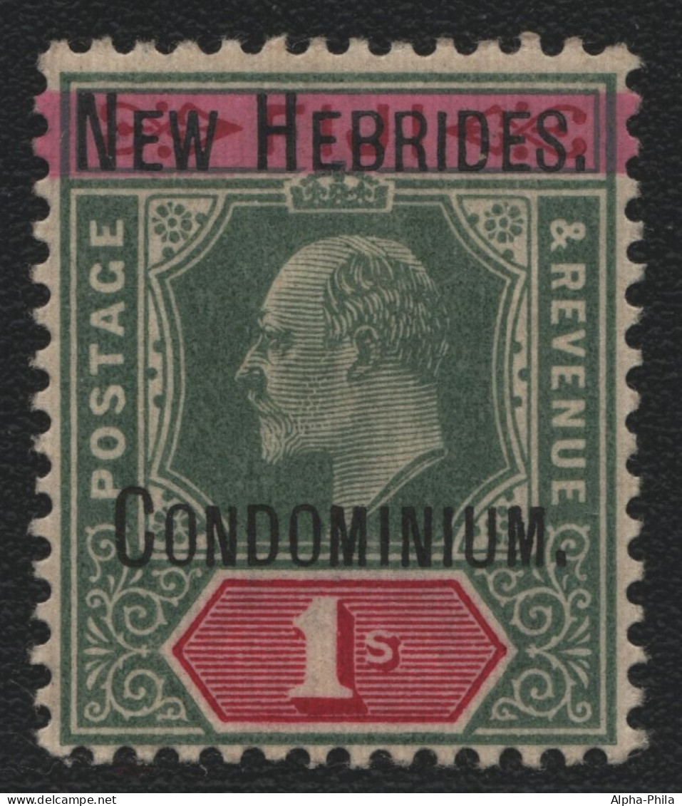 Neue Hebriden 1908 - Mi-Nr. 6 * - MH - Edward VII - Neufs