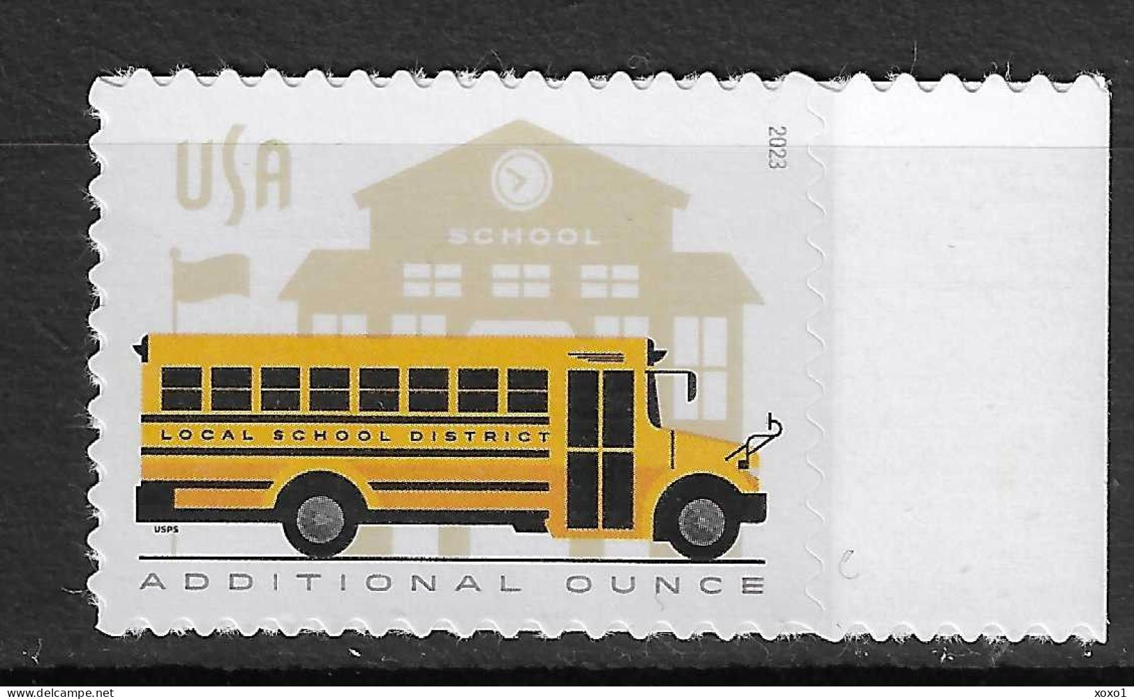 USA 2023 MiNr. 6001 Transport, Childhood & Youth, School Bus 1v MNH **  0.60 € - Bus