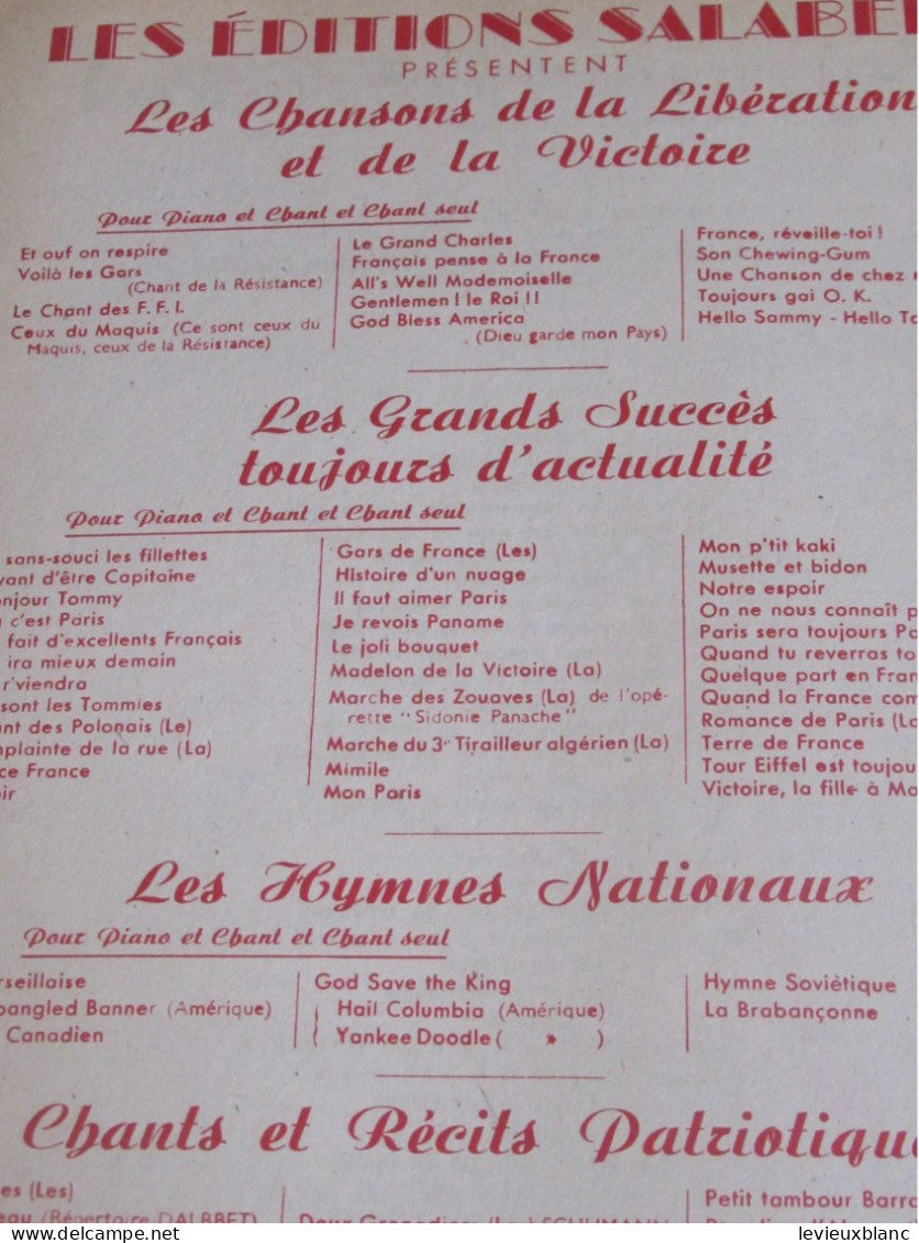 Partition Ancienne/ "ça Monte Et ça R'descend !...j "/ANDREX/  Vincy / Julsam  Et Bachelet/ Salabert /1943    PART366 - Autres & Non Classés