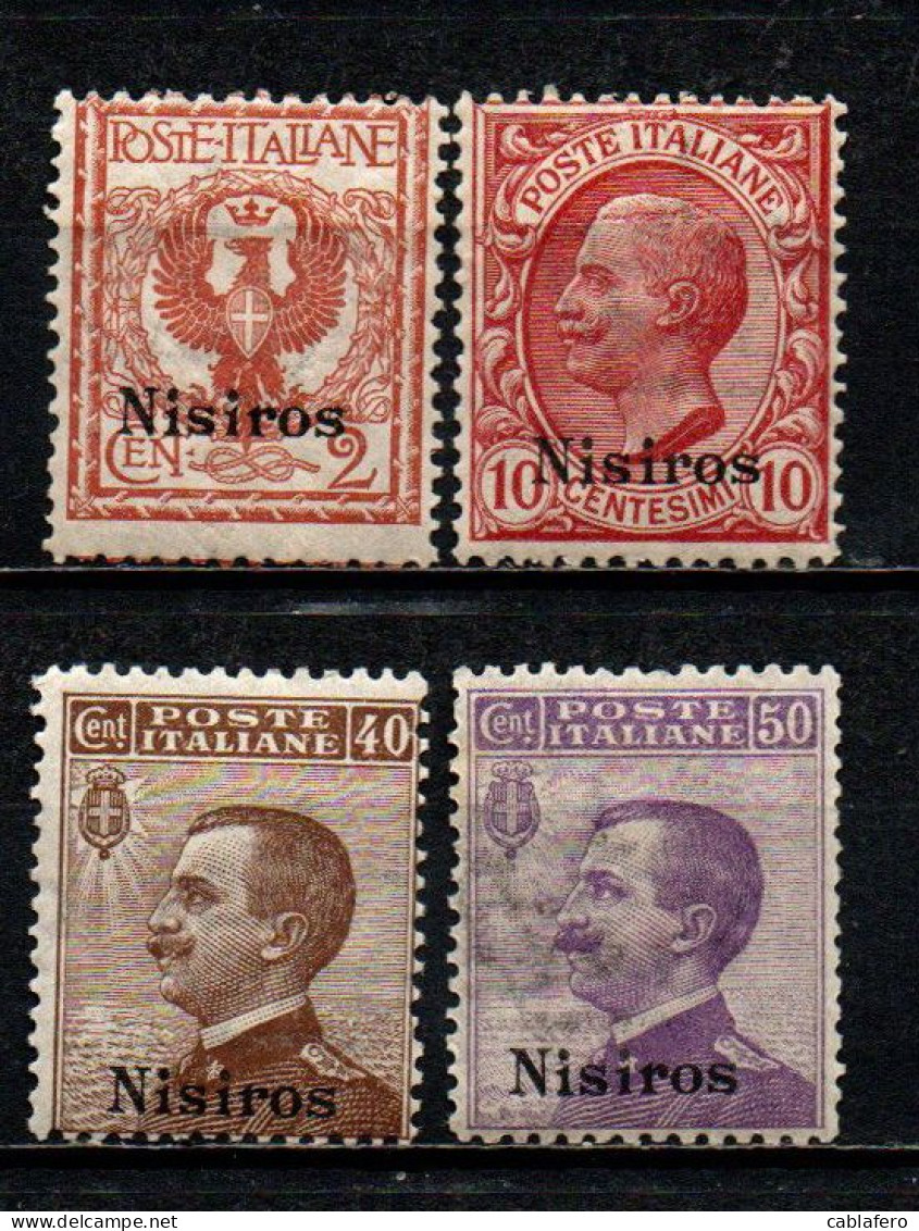COLONIE ITALIANE - NISIRO - 1912 - EFFIGIE DEL RE VITTORIO EMANUELE III - MNH - Aegean (Nisiro)