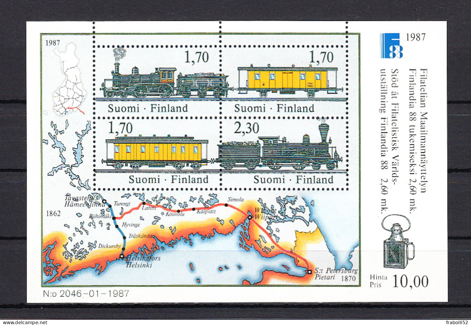 Finlandia Nuovi:  1987 Annata Completa - Années Complètes