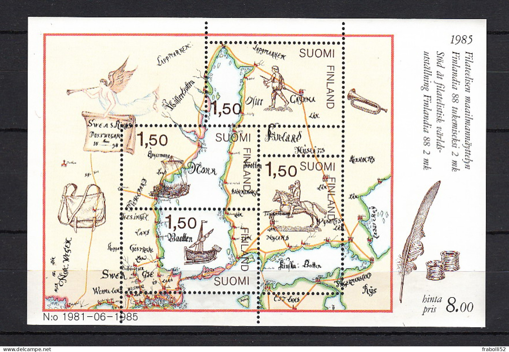 Finlandia Nuovi:  BF  N. 1 ** - Hojas Bloque