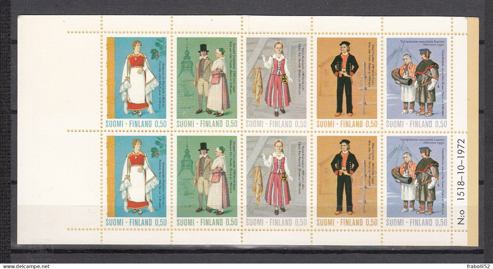 Finlandia Nuovi:  N. 674-8  In Libretto ** - Markenheftchen