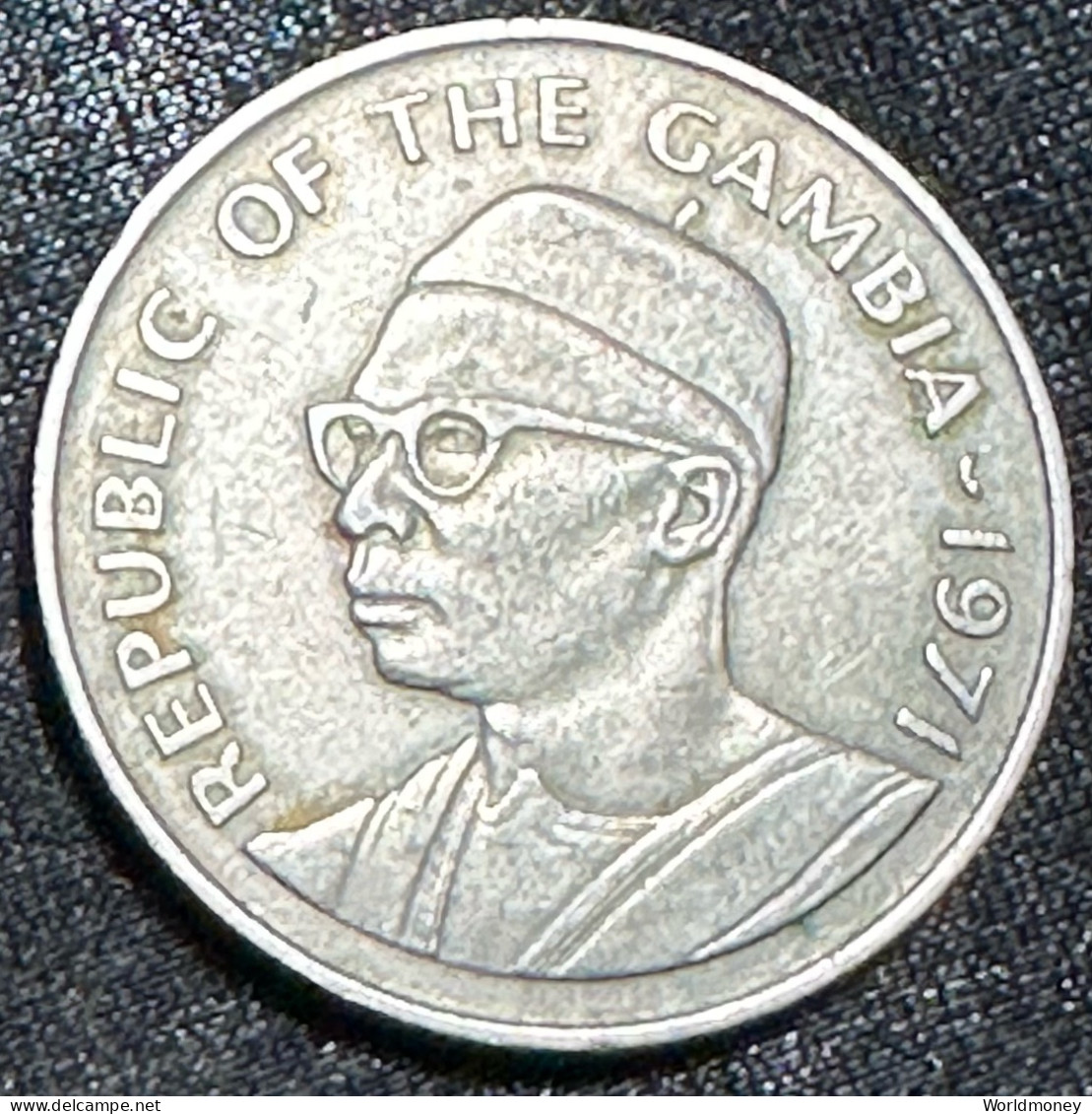 GAMBIA 50 Bututs 1971 - Gambie