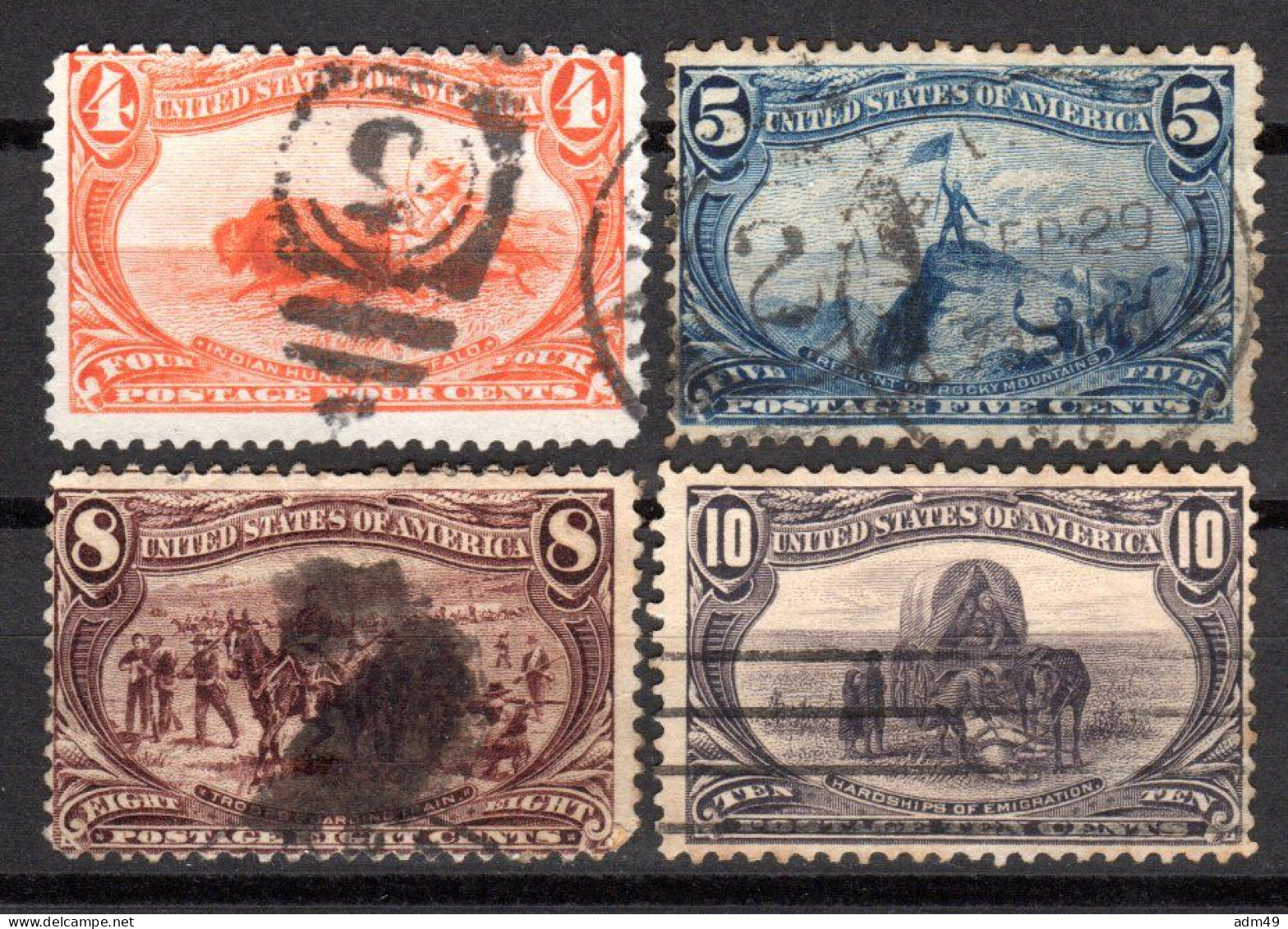 USA, 1898, Freimarken, Trans-Mississippi-Ausstellung Omaha, Gestempelt - Used Stamps