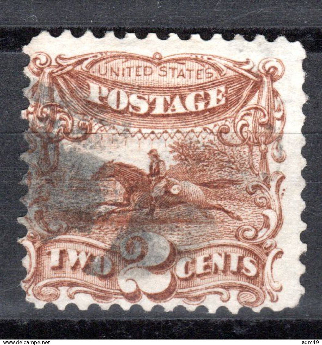 USA 1869, Freimarke, Pony-Express-Reiter, Gestempelt - Used Stamps