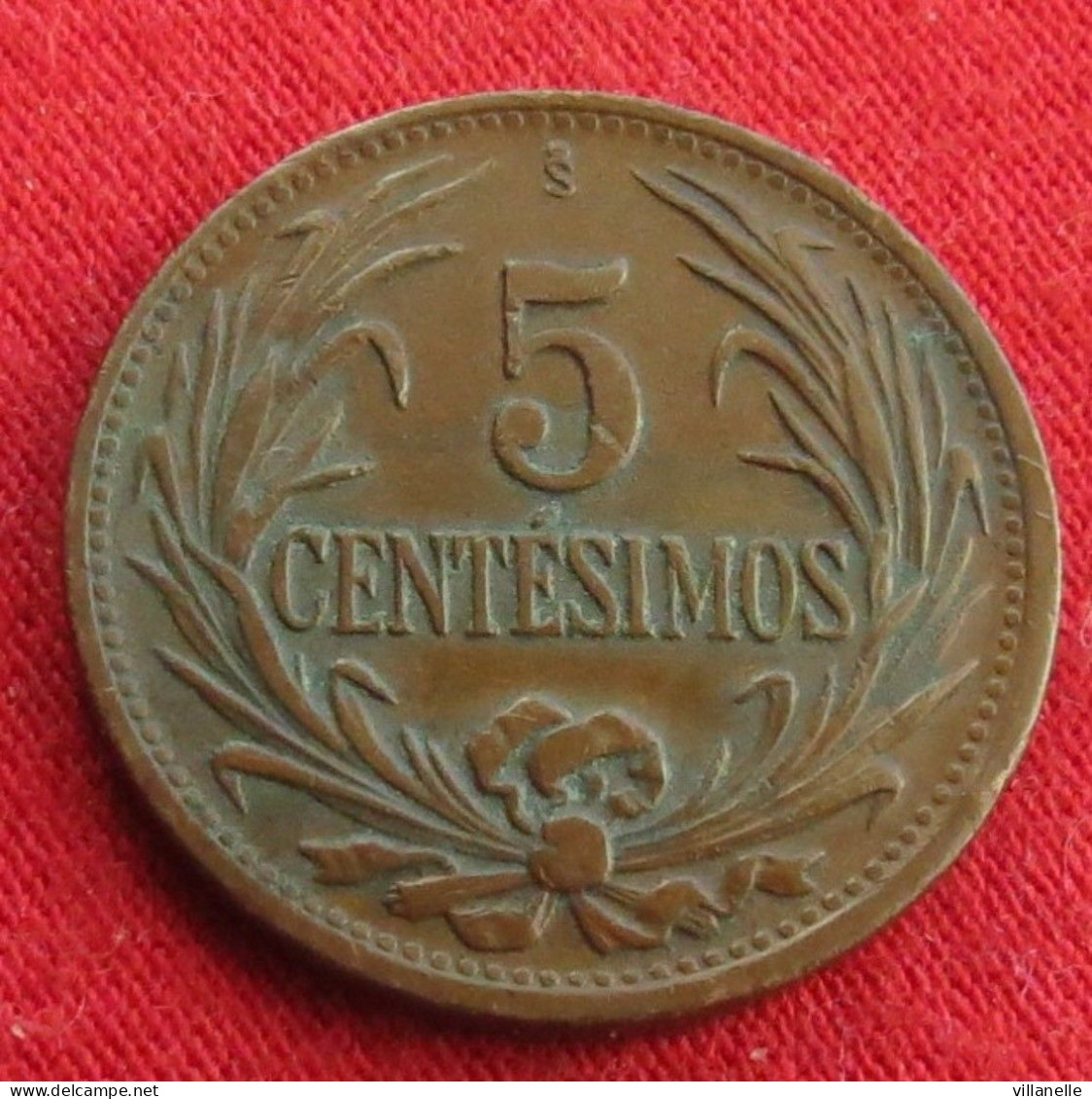 Uruguay 5 Centesimos 1946 KM# 21a Lt 1239 *VT Uruguai - Uruguay