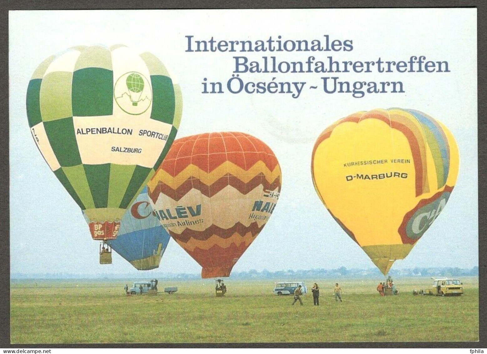 1983 AUSTRIA HUNGARY PRO JUVENTUTE BALLOON POST - Ballonpost