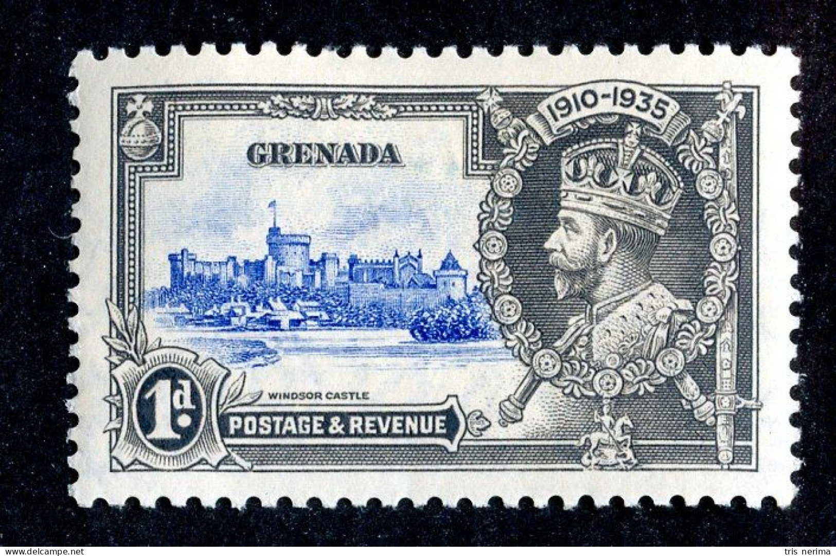 ( 161-Jub )  1935 Scott #125 M* (offers Welcome) - Granada (...-1974)