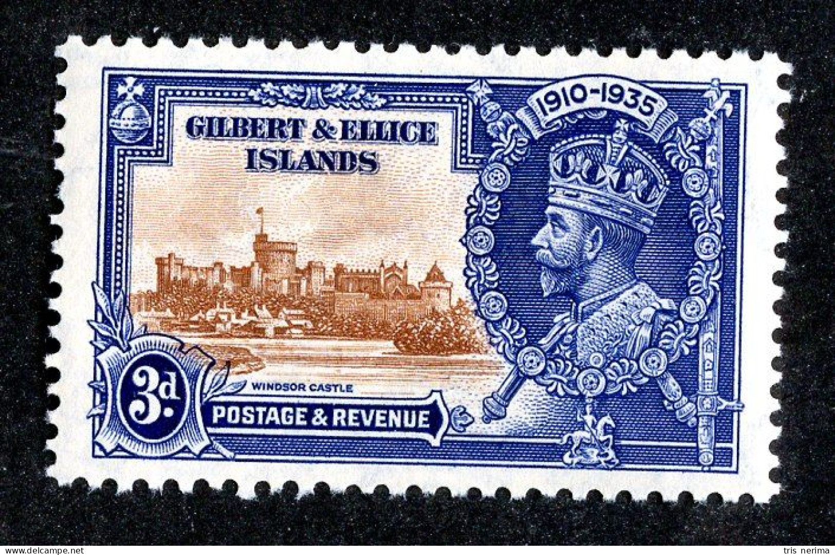 ( 200-Jub )  1935 Scott #35 Mnh** (offers Welcome) - Isole Gilbert Ed Ellice (...-1979)