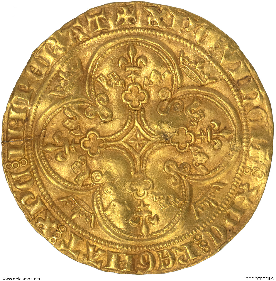 Philippe VI-Chaise Dor 1346 - 1328-1350 Philip VI The Forunate
