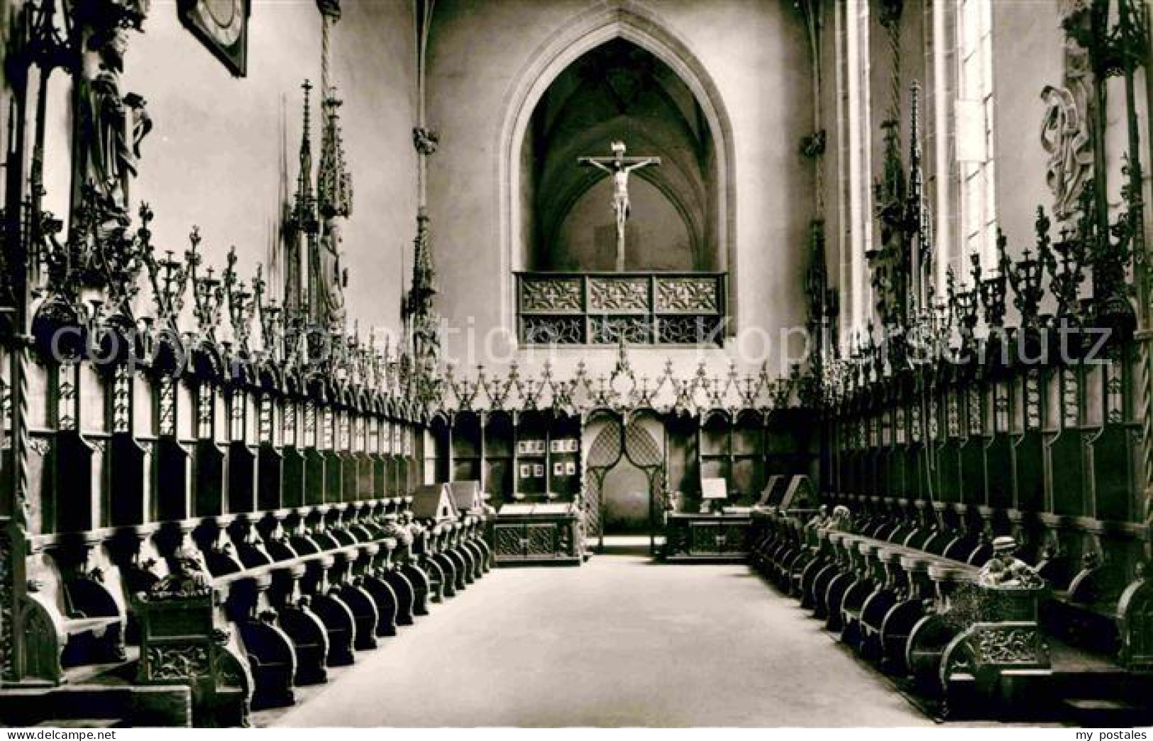 42663612 Blaubeuren Klosterkirche Chorgestuehl Blaubeuren - Blaubeuren