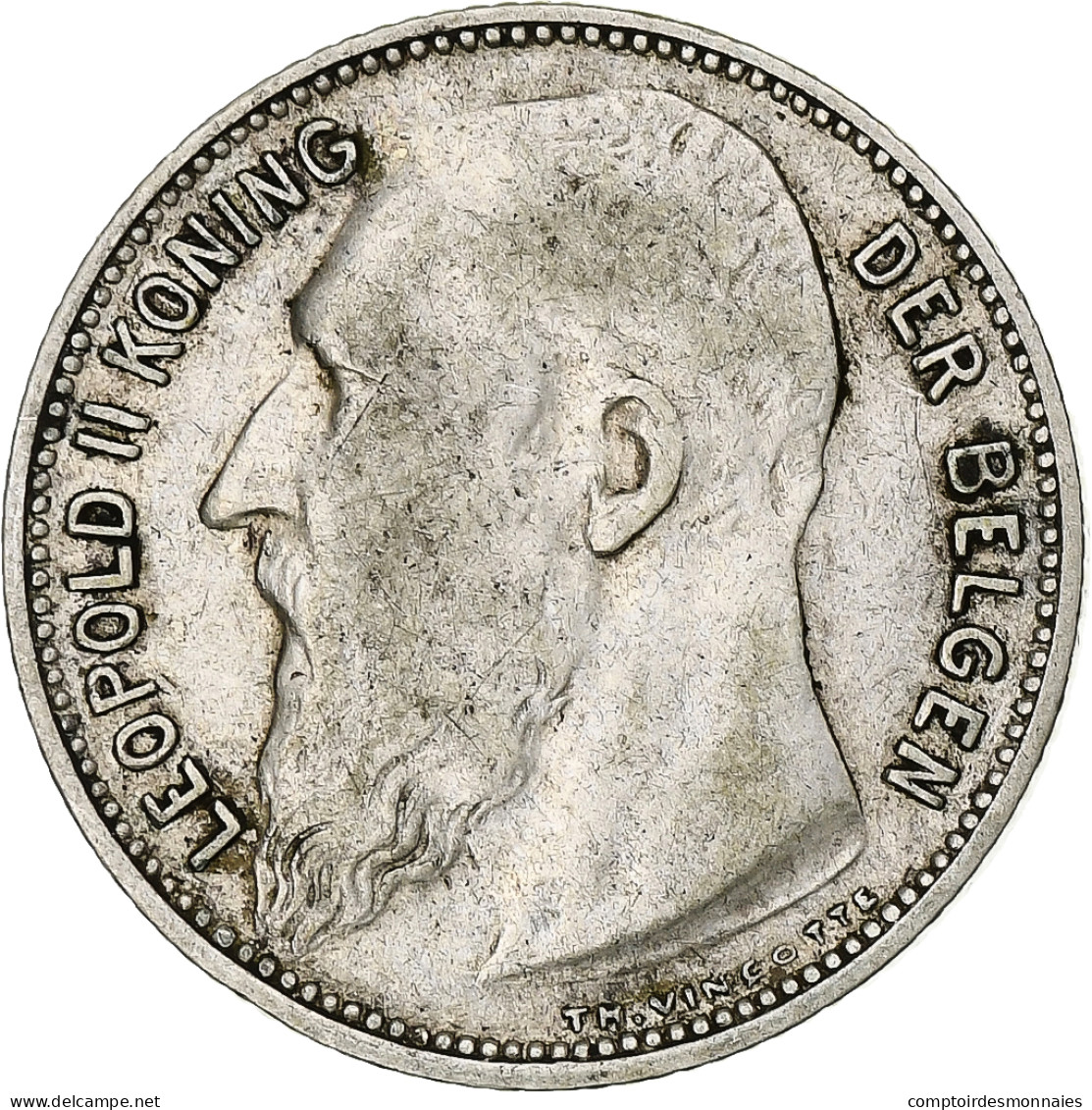 Monnaie, Belgique, Franc, 1904, TB, Argent, KM:57.1 - 1 Franc