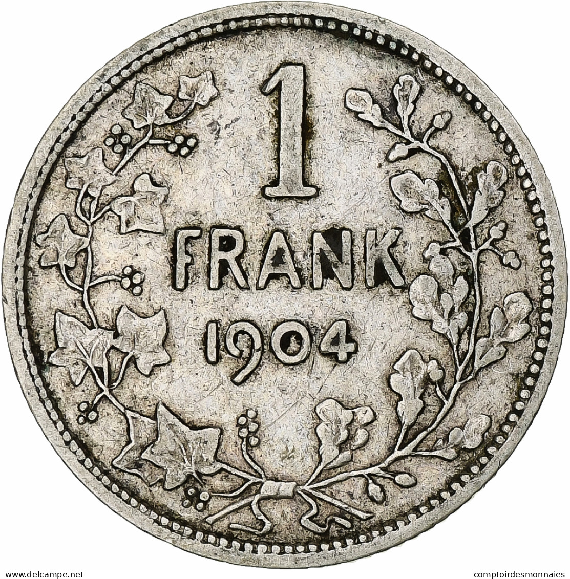 Monnaie, Belgique, Franc, 1904, TB, Argent, KM:57.1 - 1 Franc