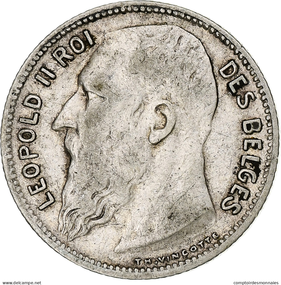 Monnaie, Belgique, Franc, 1904, TB, Argent, KM:56.1 - 1 Frank