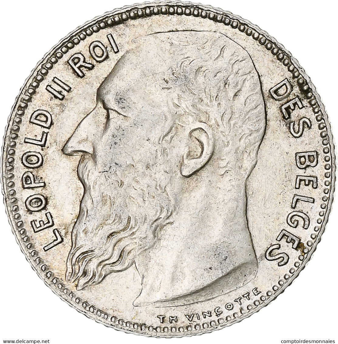 Monnaie, Belgique, Franc, 1909, TTB, Argent, KM:56.1 - 1 Frank