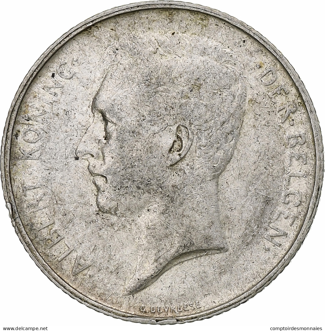 Monnaie, Belgique, Franc, 1912, TB+, Argent, KM:73.1 - 1 Franc