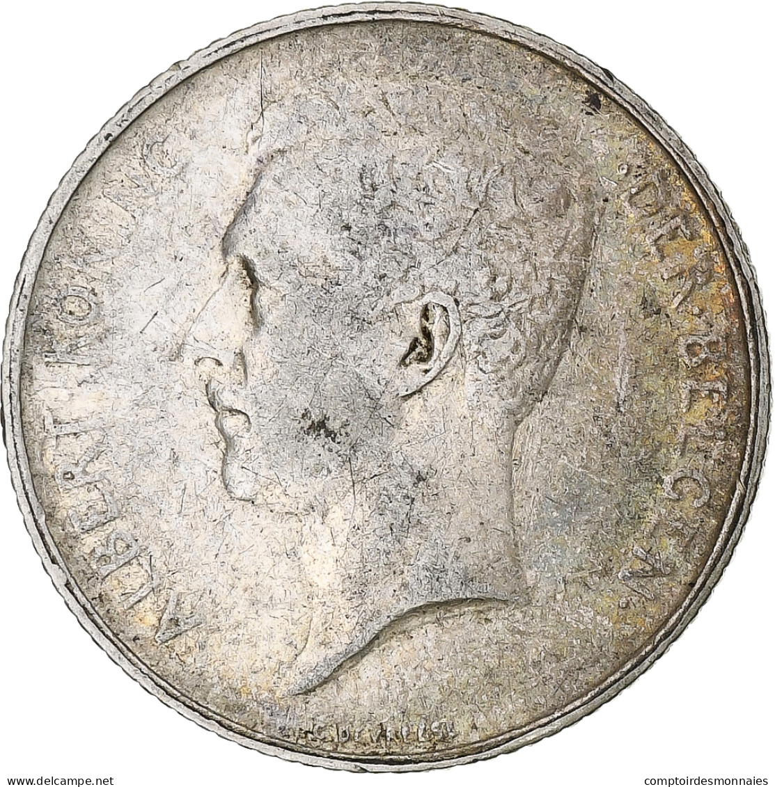 Monnaie, Belgique, Franc, 1911, TB, Argent, KM:72 - 1 Franc