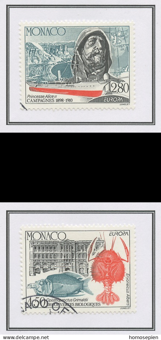 Monaco 1994 Y&T N°1935 à 1936 - Michel N°2178 à 2179 (o) - EUROPA - Usados