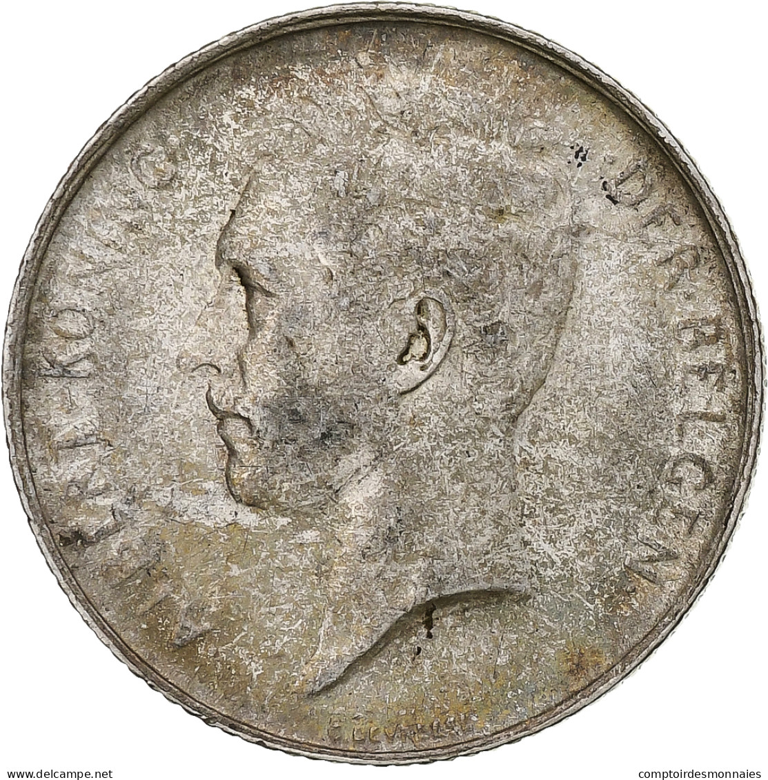 Monnaie, Belgique, Franc, 1913, TB, Argent, KM:73.1 - 1 Franc