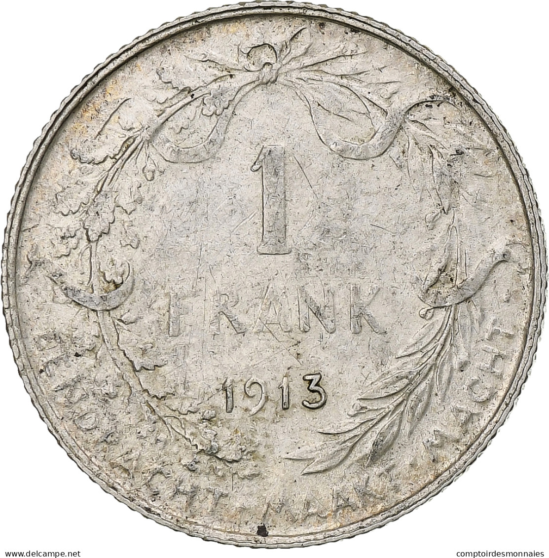 Monnaie, Belgique, Franc, 1913, TB, Argent, KM:73.1 - 1 Franco