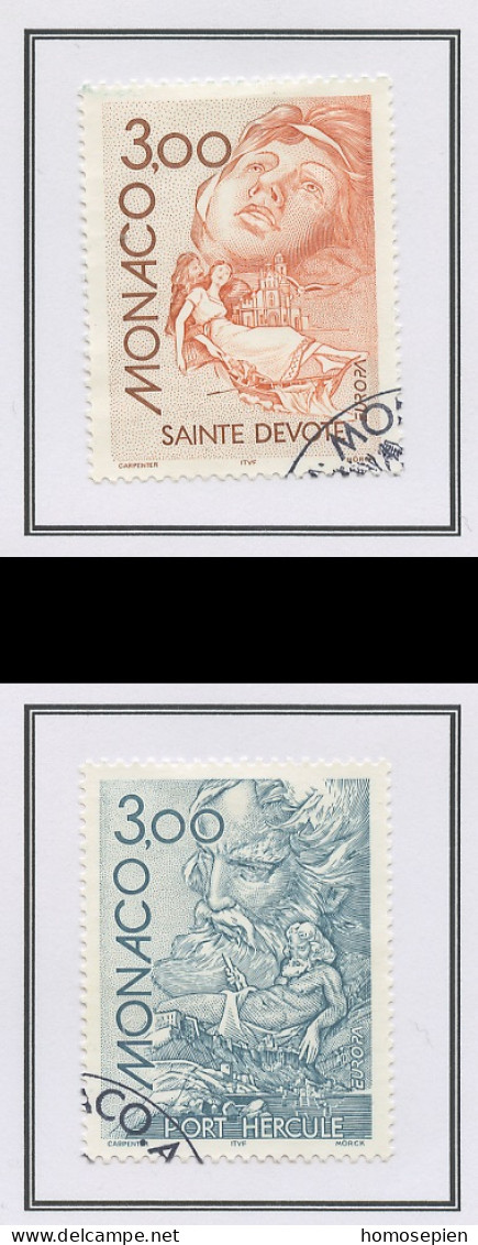 Monaco 1997 Y&T N°2104 à 2105 - Michel N°2355 à 2356 (o) - EUROPA - Used Stamps