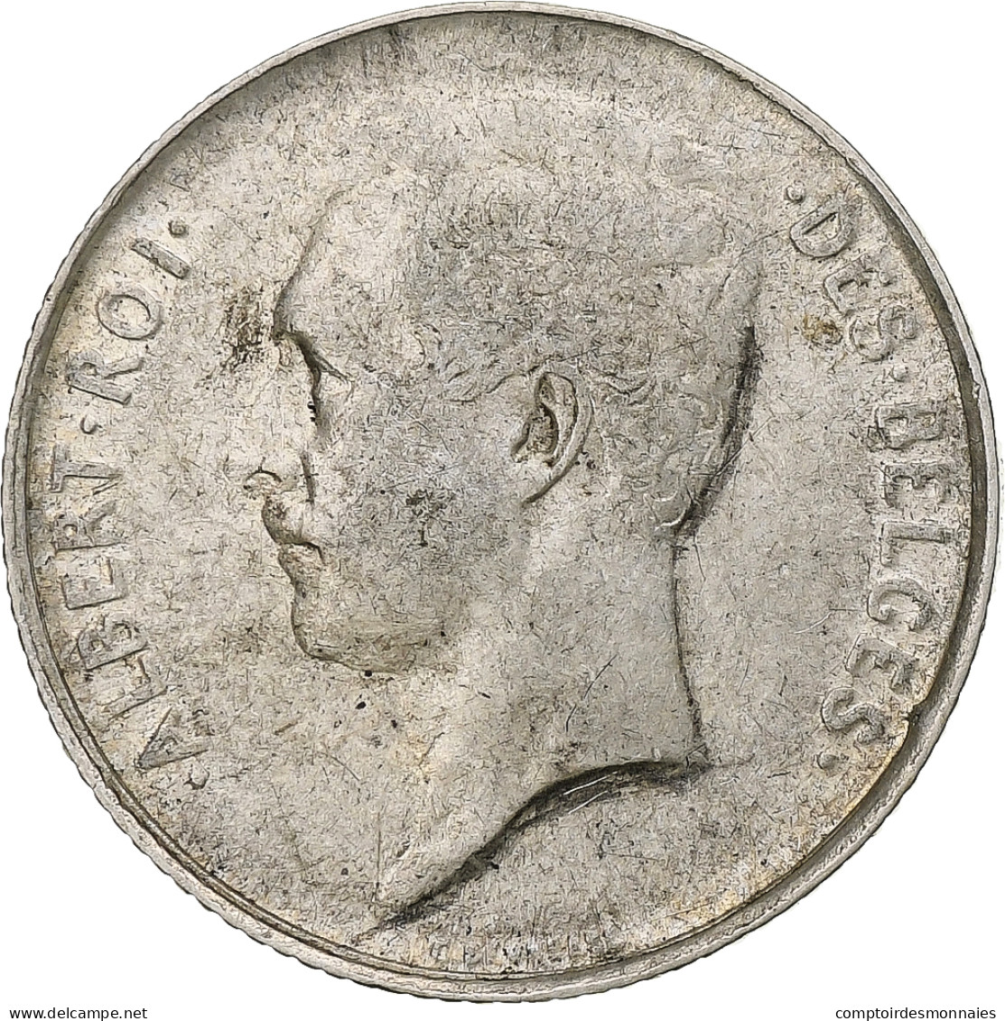 Monnaie, Belgique, Franc, 1913, TB+, Argent, KM:72 - 1 Franc