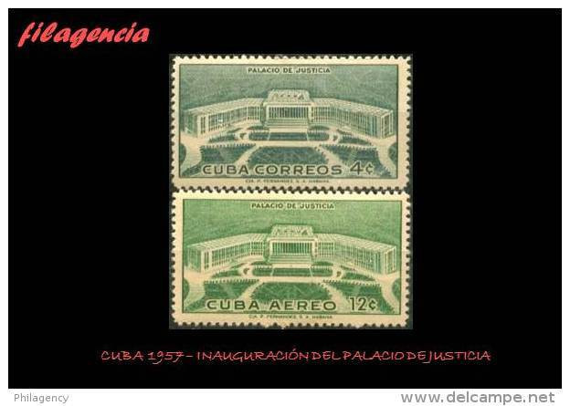 CUBA MINT. 1957-12 INAUGURACIÓN DEL PALACIO DE JUSTICIA - Ungebraucht