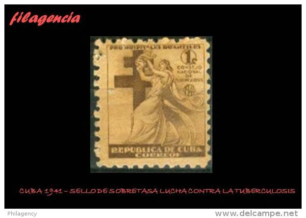 CUBA MINT. SOBRETASA. 1941 LUCHA CONTRA LA TUBERCULOSIS - Unused Stamps