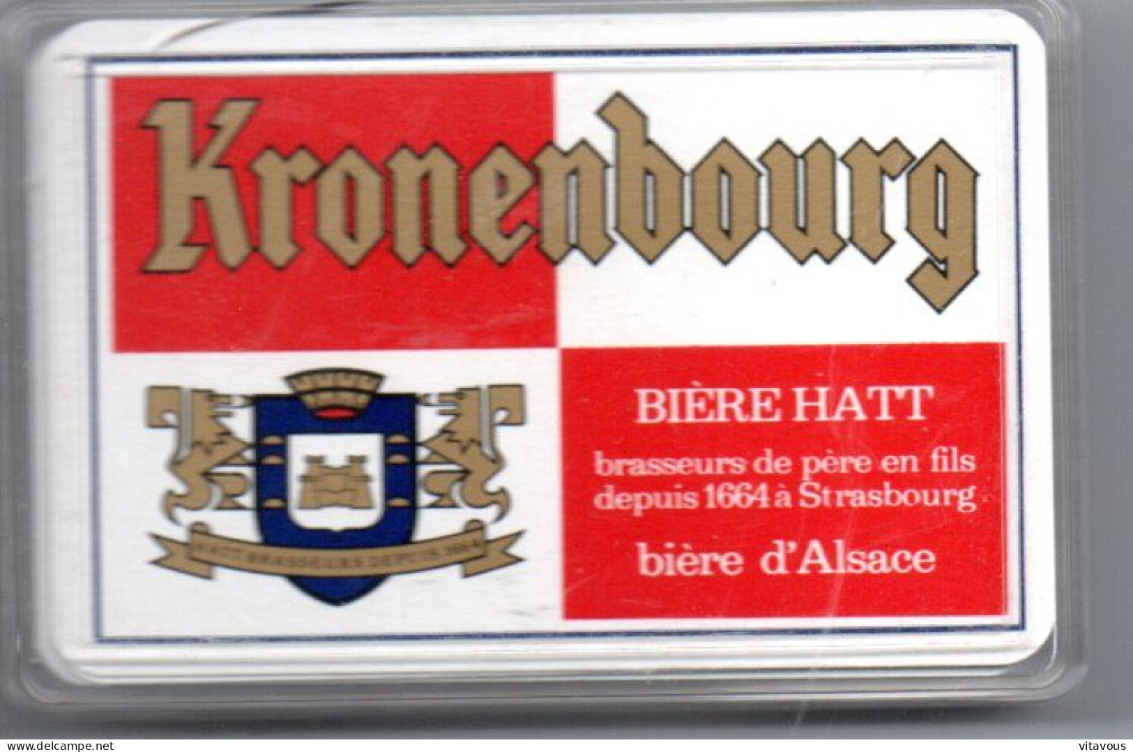KRONENBOURG Bière D'Alsace Beer Jeu  De 32 Cartes Publicitaire - 32 Karten