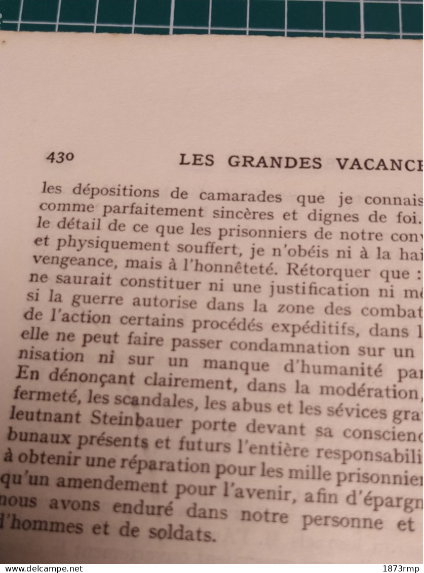 LES GRANDES VACANCES 1939.1945,ILLUSTRATIONS ANTOINE DE ROUX, FRANCIS AMBRIERE, CAMPS DE PRISONNIERS