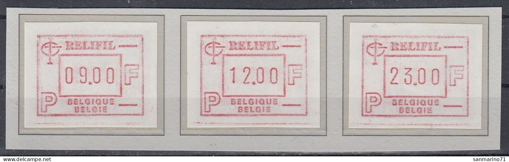 BELGIUM Automat 4-6,unused (**) - Mint