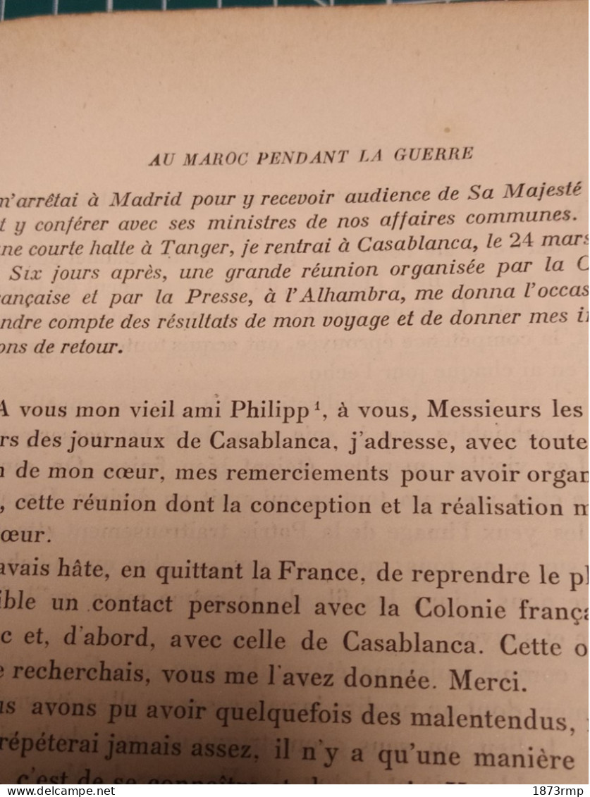 LYAUTEY, LETTRES DU SUD DE MADAGASCAR ET PAROLES D'ACTION