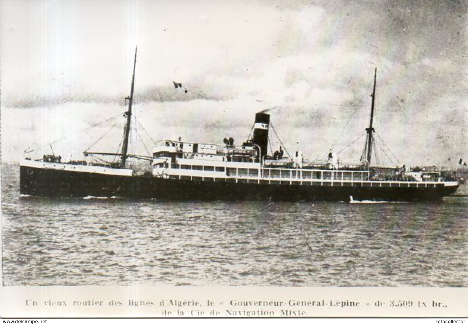 Paquebot Gouverneur Général Lepine - Bateaux