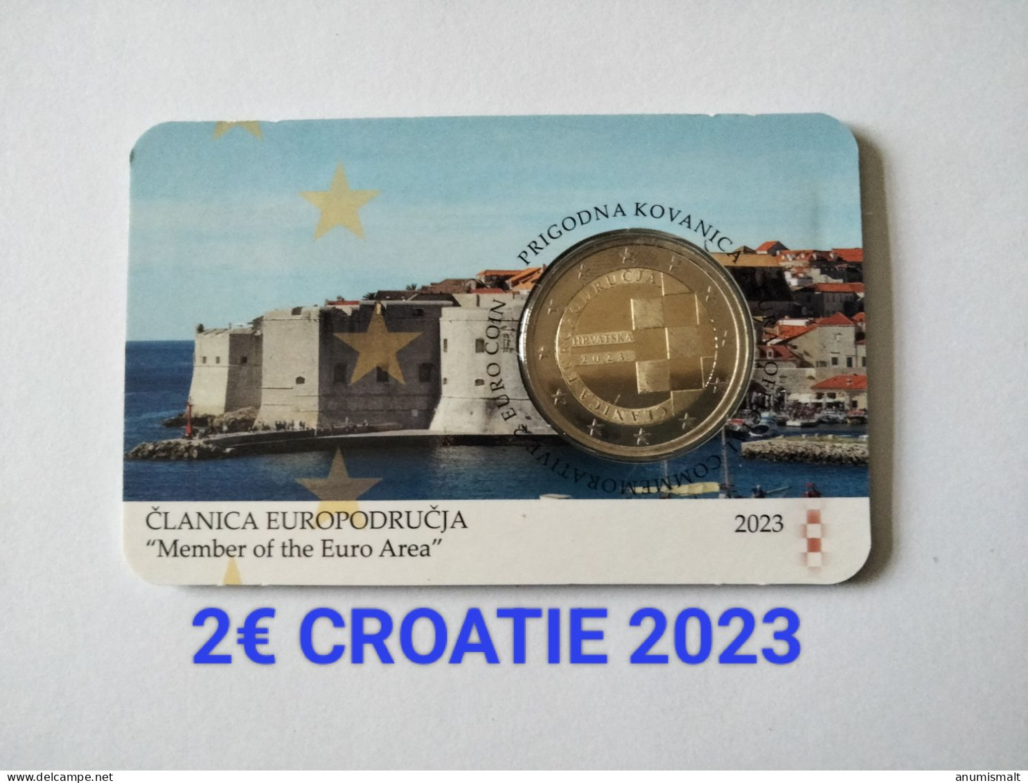 2 Euros Commémorative Croatie 2023 - BU - ZONE EURO  /  Poste Suivi - Croatia