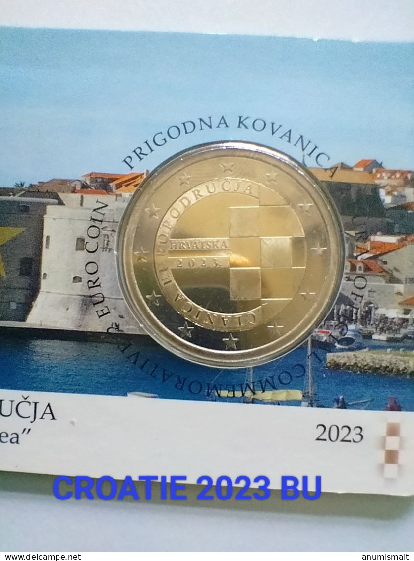 2 Euros Commémorative Croatie 2023 - BU - ZONE EURO  /  Poste Suivi - Croatia