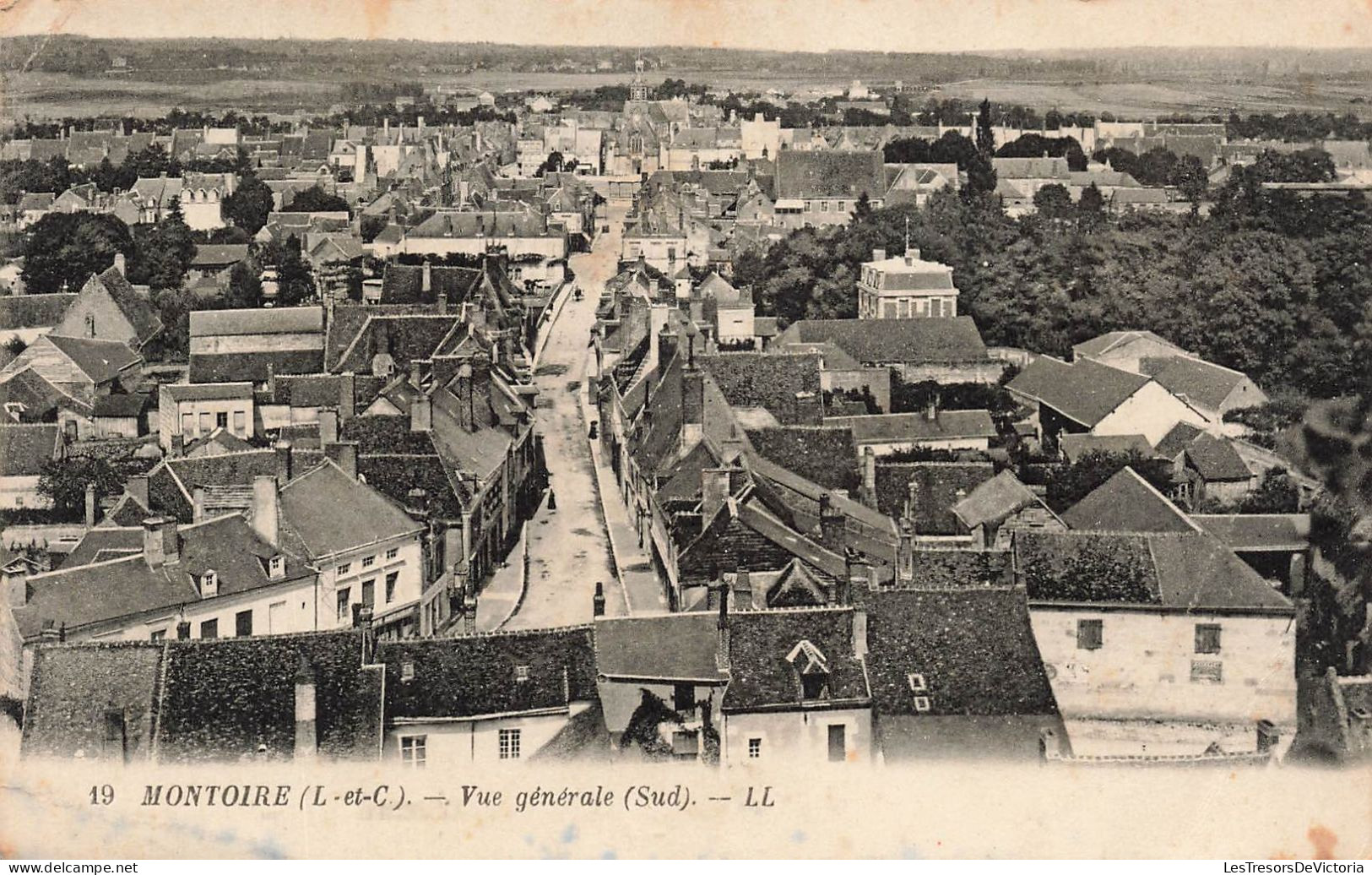 FRANCE - Montoire - Vue Générale - Sud - Carte Postale Ancienne - Montoire-sur-le-Loir